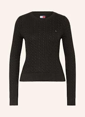 Tommy Jeans Sweter schwarz
