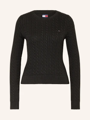 Tommy Jeans Sweter schwarz
