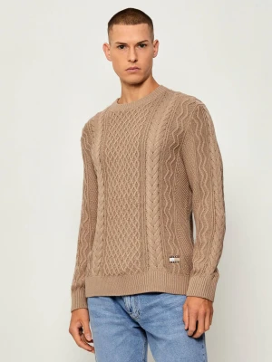 Tommy Jeans Sweter | Slim Fit beżowy