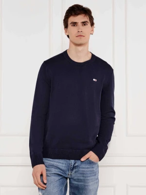 Tommy Jeans Sweter | Slim Fit granatowy