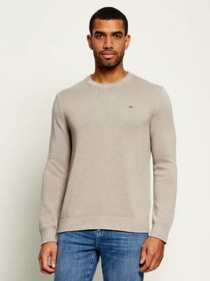 Tommy Jeans Sweter | Slim Fit beżowy