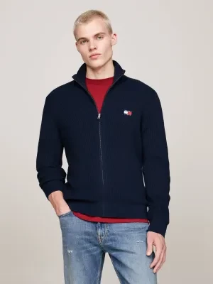 Tommy Jeans Sweter | Slim Fit | z dodatkiem wełny