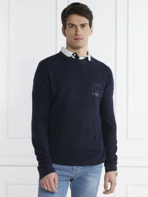 Tommy Jeans Sweter TJM REG STRCT TONAL FLAG | Regular Fit