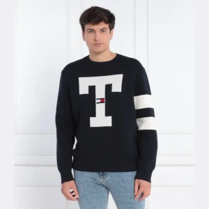 Tommy Jeans Sweter TJM RLX LETTER | Regular Fit