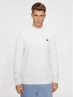 Tommy Jeans Sweter Tonal Xs Badge DM0DM17776 Szary Regular Fit