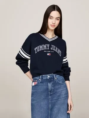 Tommy Jeans Sweter VARSITY | Regular Fit