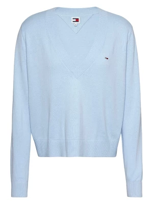 TOMMY JEANS Sweter w kolorze błękitnym rozmiar: XL