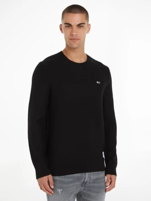 TOMMY JEANS Sweter w kolorze czarnym rozmiar: M