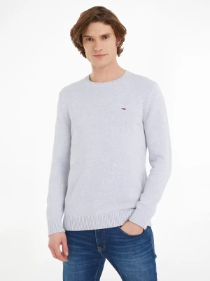 TOMMY JEANS Sweter w kolorze jasnoszarym rozmiar: M