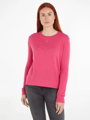 TOMMY JEANS Sweter w kolorze różowym rozmiar: L