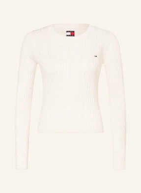 Tommy Jeans Sweter weiss