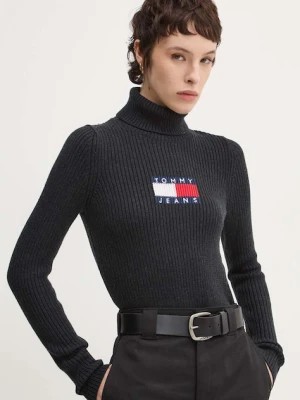 Tommy Jeans sweter z domieszką wełny