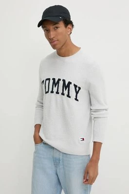 Tommy Jeans sweter z domieszką wełny męski kolor szary DM0DM19439