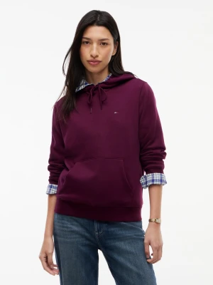 Tommy Jeans sweter z kapturem Kobiety Bawełna lila