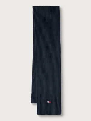 Tommy Jeans szalik damski bawełniany granatowy