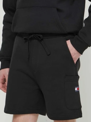 Tommy Jeans szorty bawełniane kolor czarny DM0DM18479
