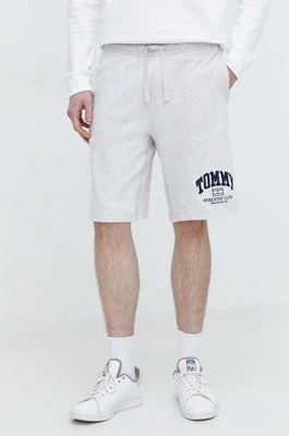 Tommy Jeans szorty bawełniane kolor szary DM0DM18799
