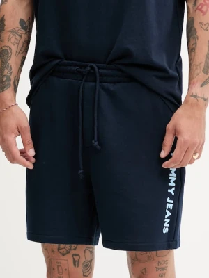 Tommy Jeans szorty bawełniane męskie kolor granatowy DM0DM21781