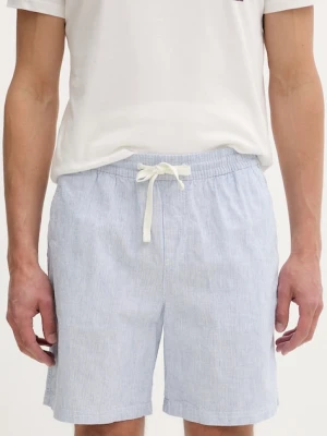 Tommy Jeans szorty chino męskie bawełniane z elastanem niebieski