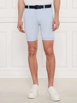 Tommy Jeans Szorty chino SCANTON | Slim Fit błękitny