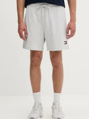 Tommy Jeans szorty dresowe męskie z bawełną szary