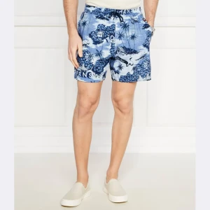 Tommy Jeans Szorty HAWAIIAN | Regular Fit | z dodatkiem lnu