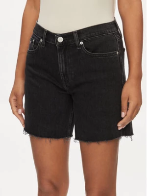 Tommy Jeans Szorty jeansowe Maddie DW0DW18330 Czarny Regular Fit