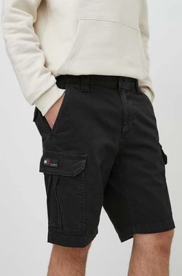 Tommy Jeans szorty jeansowe męskie kolor czarny DM0DM18809