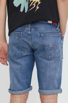 Tommy Jeans szorty jeansowe męskie kolor niebieski DM0DM18794
