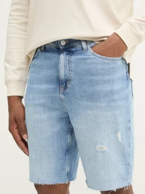 Tommy Jeans szorty jeansowe męskie kolor niebieski DM0DM20957