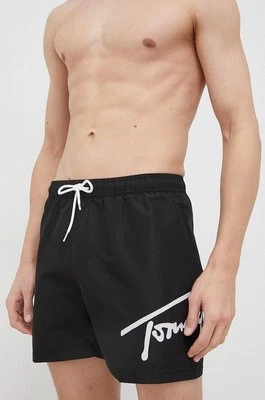Tommy Jeans szorty kąpielowe kolor czarny