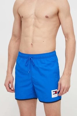 Tommy Jeans szorty kąpielowe kolor niebieski UM0UM03149