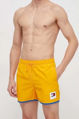 Tommy Jeans szorty kąpielowe kolor pomarańczowy UM0UM03149
