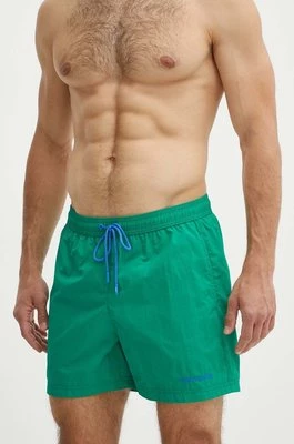 Tommy Jeans szorty kąpielowe kolor zielony UM0UM03202