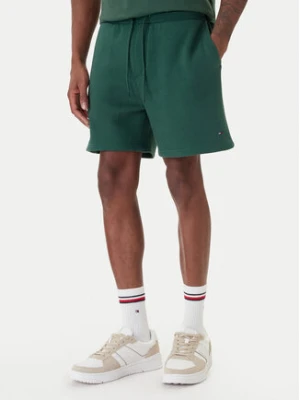 Tommy Jeans Szorty materiałowe DM0DM21931 Zielony Regular Fit