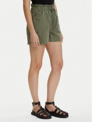 Tommy Jeans Szorty materiałowe DW0DW22227 Zielony ciemny Regular Fit