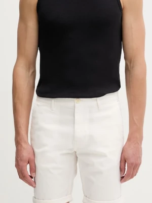 Tommy Jeans szorty męskie bawełniane z elastanem beżowy