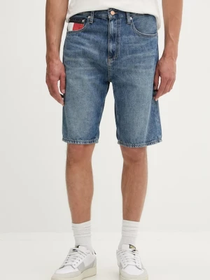 Tommy Jeans szorty męskie jeansowe niebieski