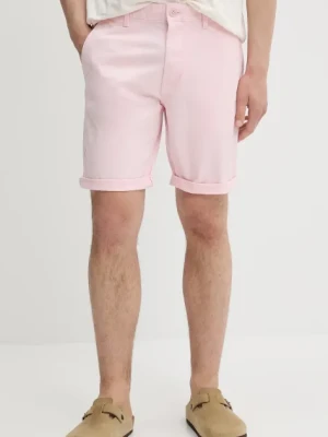 Tommy Jeans szorty męskie kolor różowy DM0DM21950