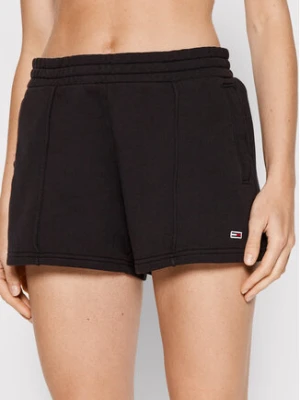 Tommy Jeans Szorty sportowe Essential DW0DW12626 Czarny Regular Fit