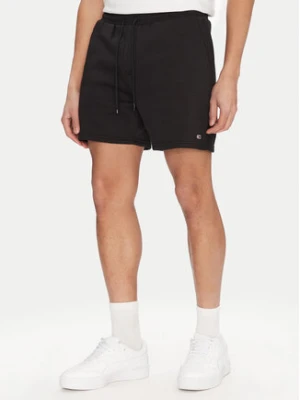 Tommy Jeans Szorty sportowe Flag Beach DM0DM21931 Czarny Regular Fit