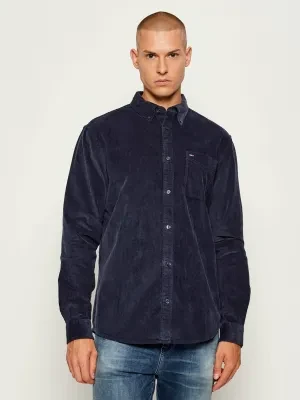 Tommy Jeans Sztruksowa koszula | Regular Fit