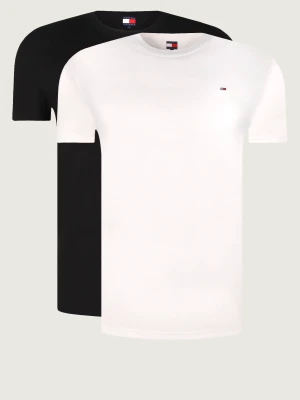 Tommy Jeans T-shirt 2-pack | Slim Fit czarny
