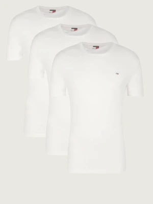 Tommy Jeans T-shirt 3-pack | Slim Fit ecru