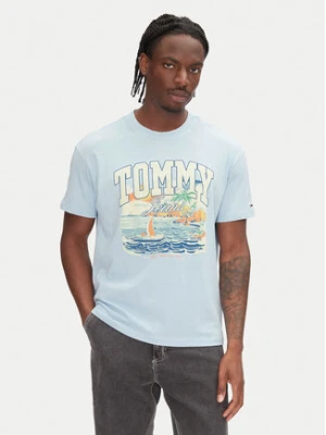 Tommy Jeans T-Shirt Arch Sailing DM0DM21867 Błękitny Relaxed Fit