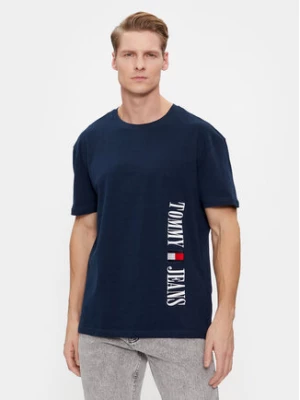 Tommy Jeans T-Shirt Archive DM0DM18295 Granatowy Regular Fit