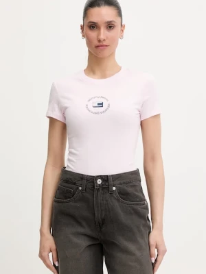 Tommy Jeans t-shirt basic damski bawełniany