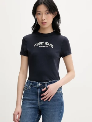 Tommy Jeans t-shirt basic damski bawełniany