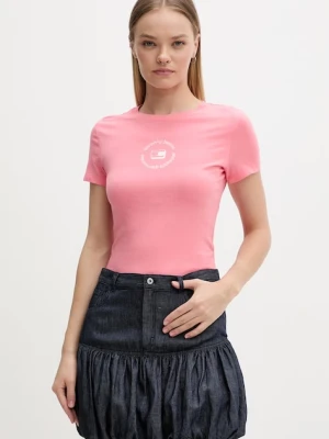 Tommy Jeans T-shirt basic damski bawełniany