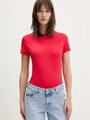 Tommy Jeans t-shirt basic damski bawełniany